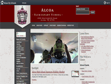 Tablet Screenshot of aes.alcoaschools.net